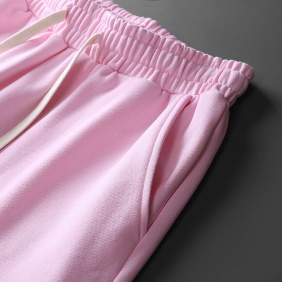 Casablanca Pink Graphic-Print Drawstring Athletic Shorts - Picture 3 of 8